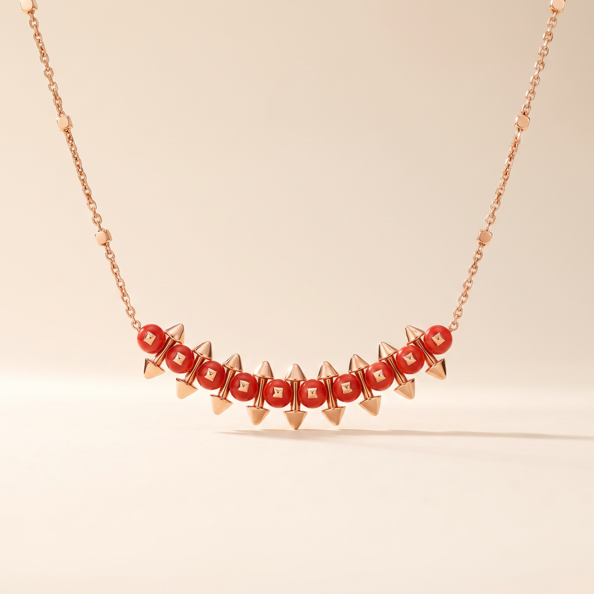 Clash De Gemstone Pendant Necklace