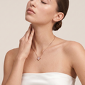 Color Blossom Rose Inlay Star Necklace