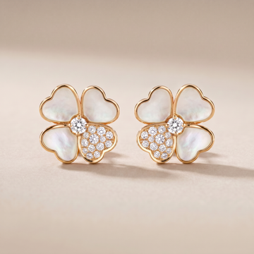 Cosmos Pavé Diamonds Medium Earrings