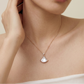 Divas' Dream White Arc 1 Diamond Pendant Necklace
