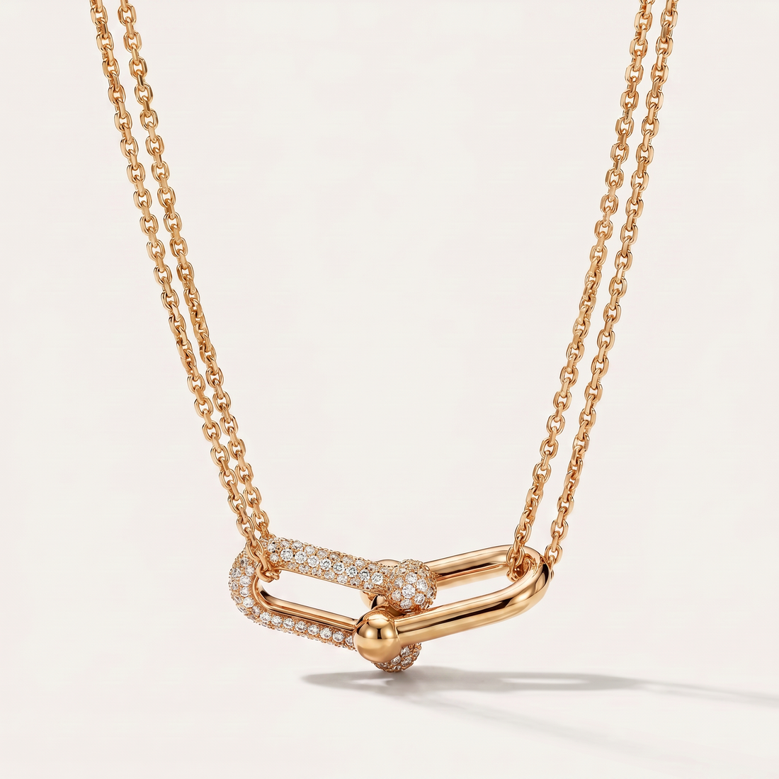 HardWear Pavé Diamond Double Link Necklace