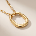 Medium Lock Pendant Necklace