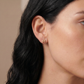 Mini Pop H Hoop Earrings
