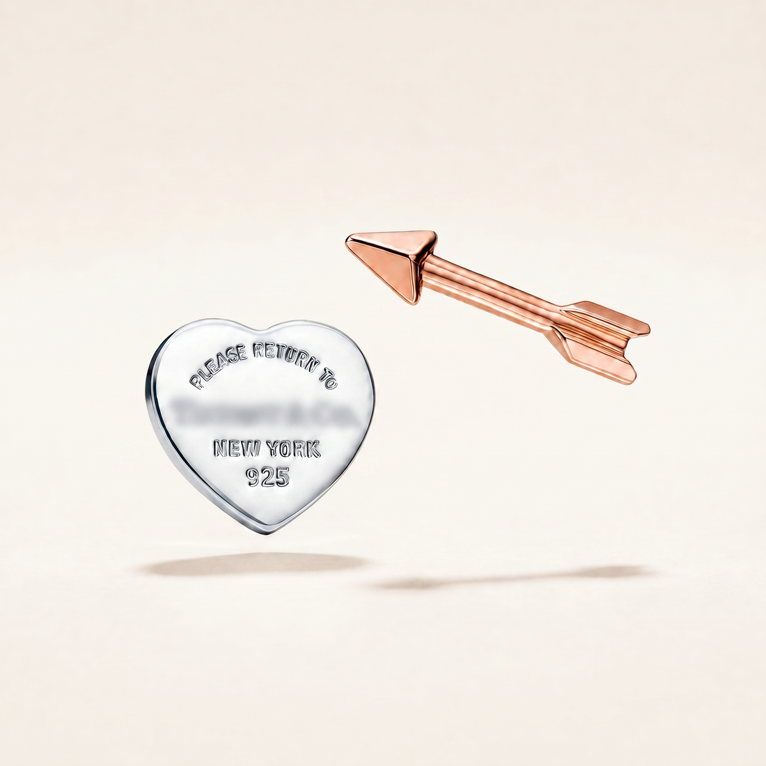 Return To Lovestruck Heart Tag & Arrow Earrings