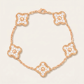 Vintage Alhambra Pavé Diamonds Clover Bracelet