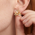 Frivole 3 Flowers Mini Model Earrings