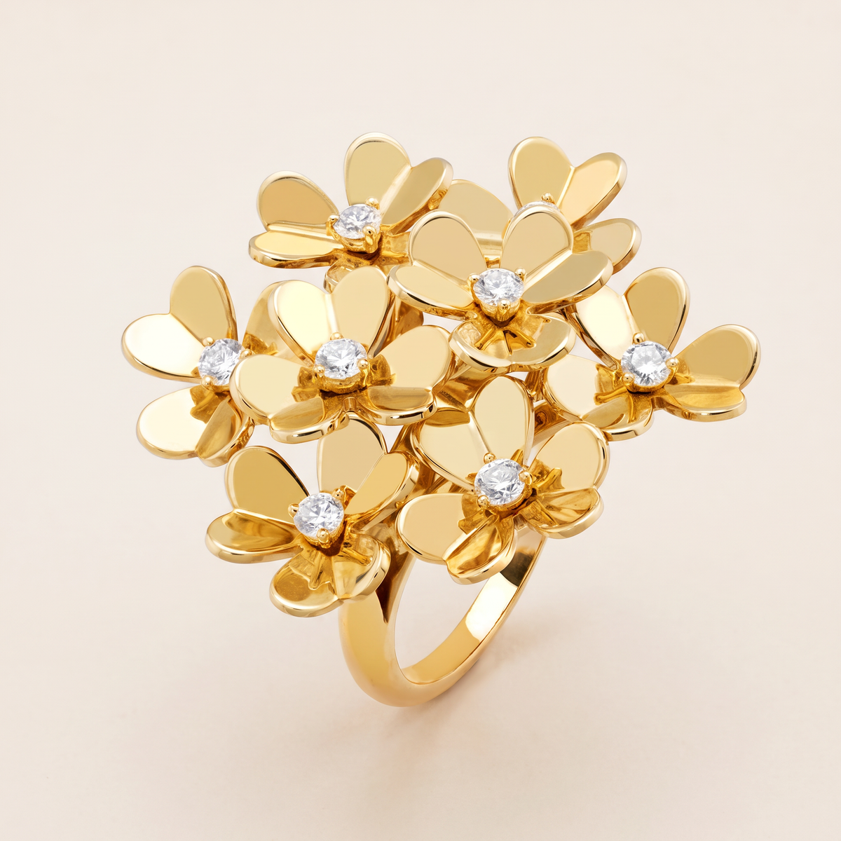 Frivole 8 Flowers Mini Model Ring