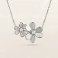 Frivole Clover Pavé Necklace