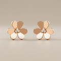 Frivole Large Flower Diamonds Earrings