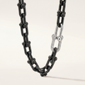 HardWear Black Tone Beaded Link Necklace