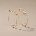 Juste Un Clou Pavé Diamonds Hoop Earrings