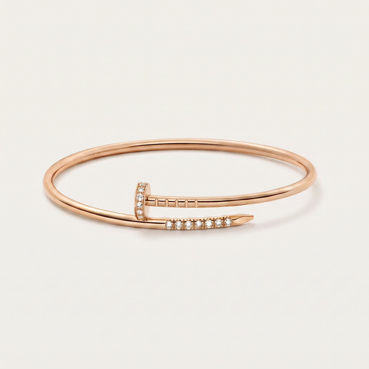 Juste un Clou Pavé Nail Bangle Bracelet