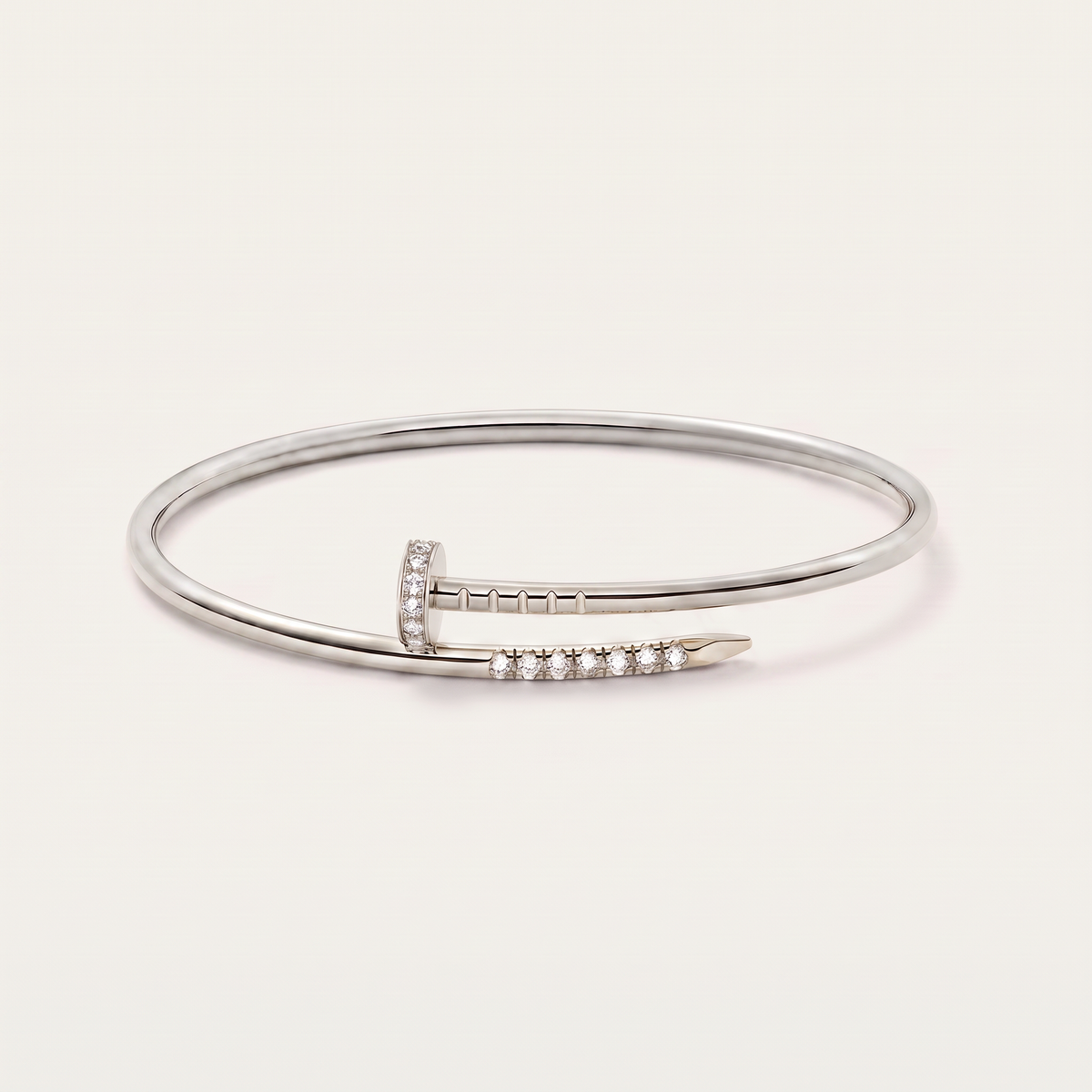 Juste un Clou Pavé Nail Bangle Bracelet