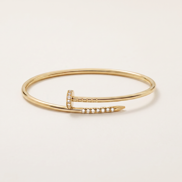 Juste un Clou Pavé Nail Bangle Bracelet