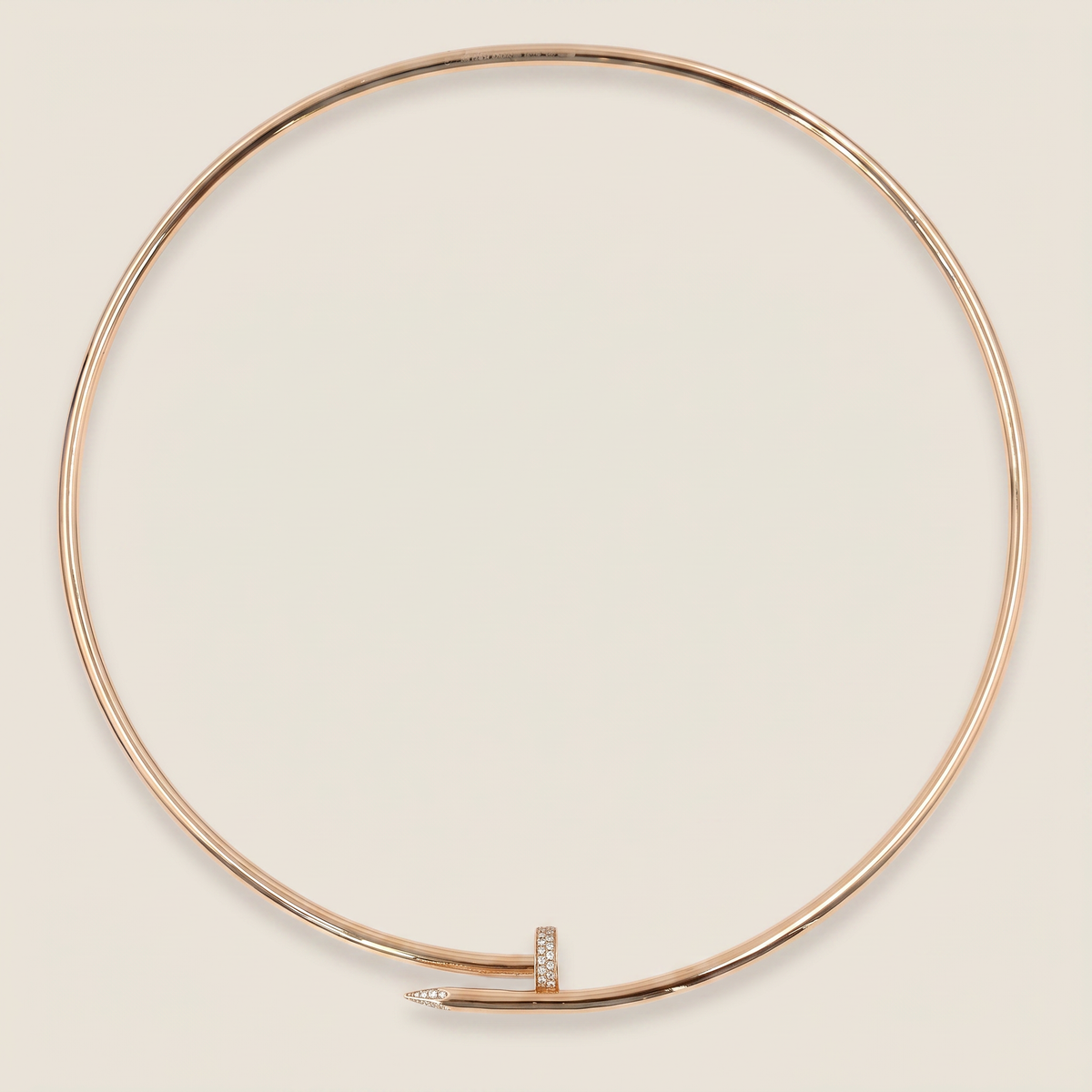 Juste Un Clou Torque Necklace