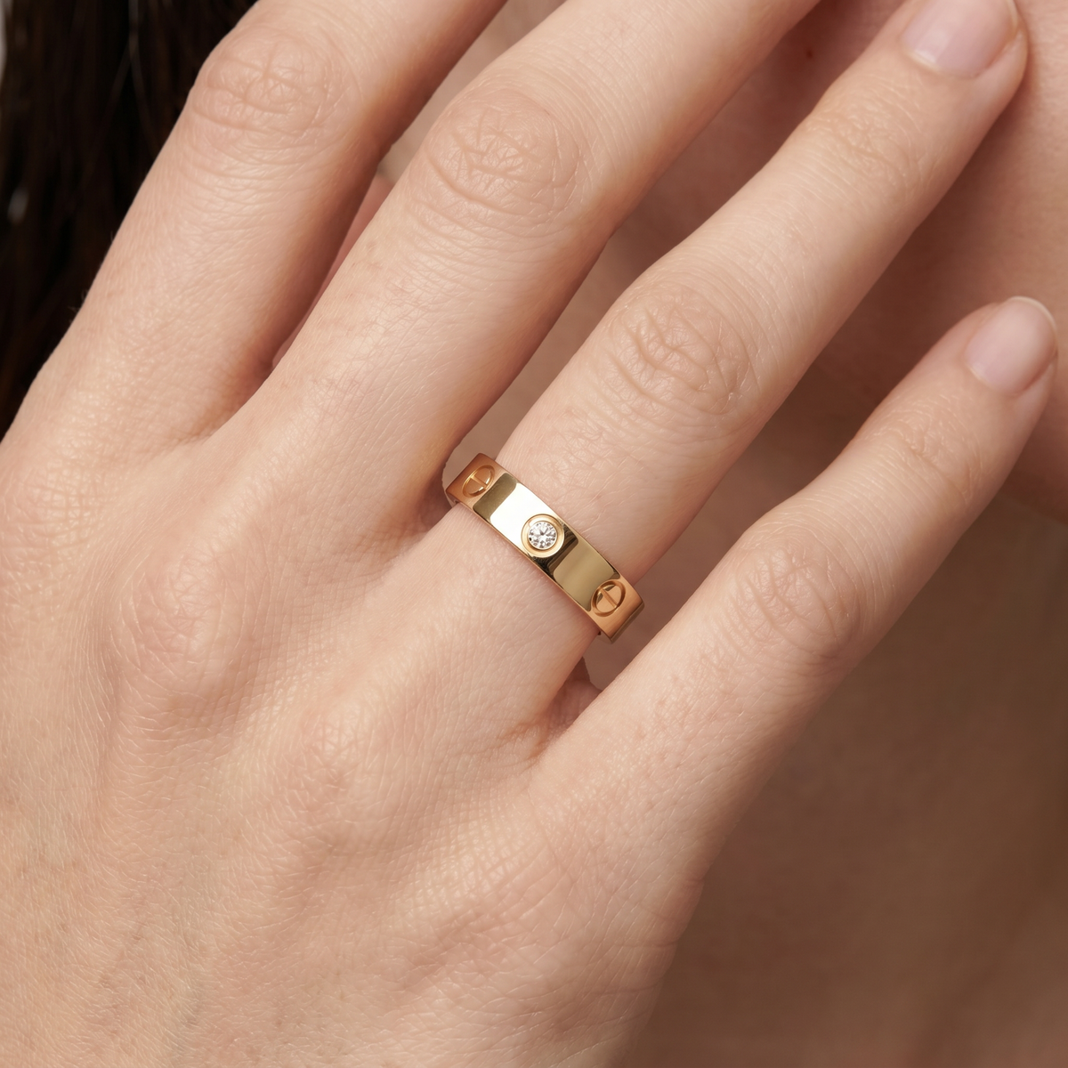 Love Wedding One Diamond Ring