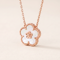 Lucky Flower Motif Necklace