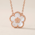 Lucky Flower Motif Necklace