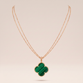 Magic Alhambra Malachite Necklace