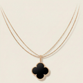 Magic Alhambra One Motif Black Clover Necklace