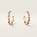 Medium Love Pavé Hoop Earrings