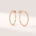 Perlée Beads Hoop Earrings
