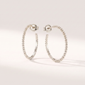 Perlée Beads Hoop Earrings